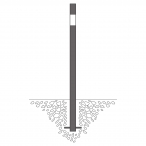  MORION Sperrpfosten 60 mm  (13)