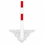 MORION Sperrpfosten 76 mm  (8)
