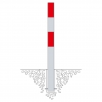  MORION Sperrpfosten 76 mm  (6)