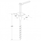  Zubehör Absperrpfosten  (1)