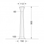  Guss-Aluminiumpoller sechskant  (2)