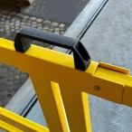  U-förmiger Stahlriegel für BLACK BULL Geländer-Tür  (4)