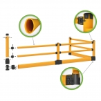  BLACK BULL FLEX+ Rammschutz-Geländer S-Line mit Unterfahrschutz  (1)