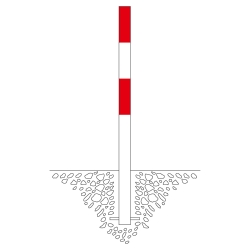 MORION Sperrpfosten 70 x 70 mm
