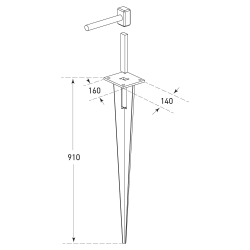 Zubehör Absperrpfosten